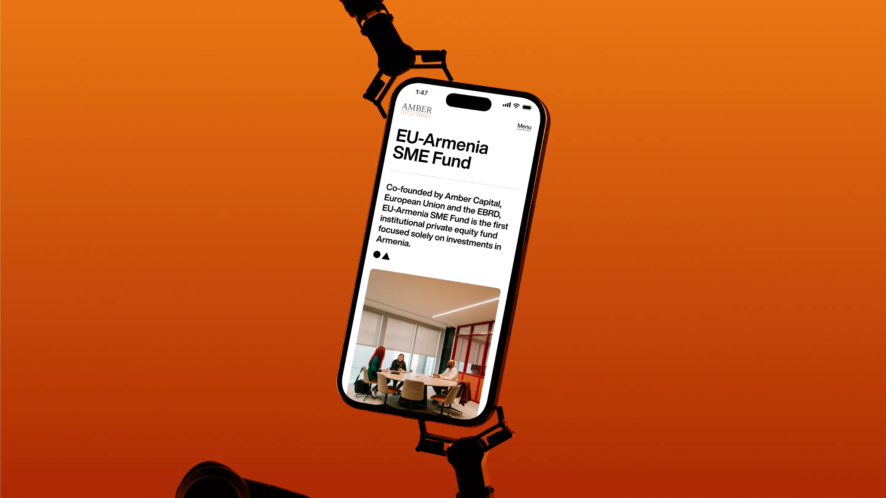 Amber Capital Armenia — investment fund website
