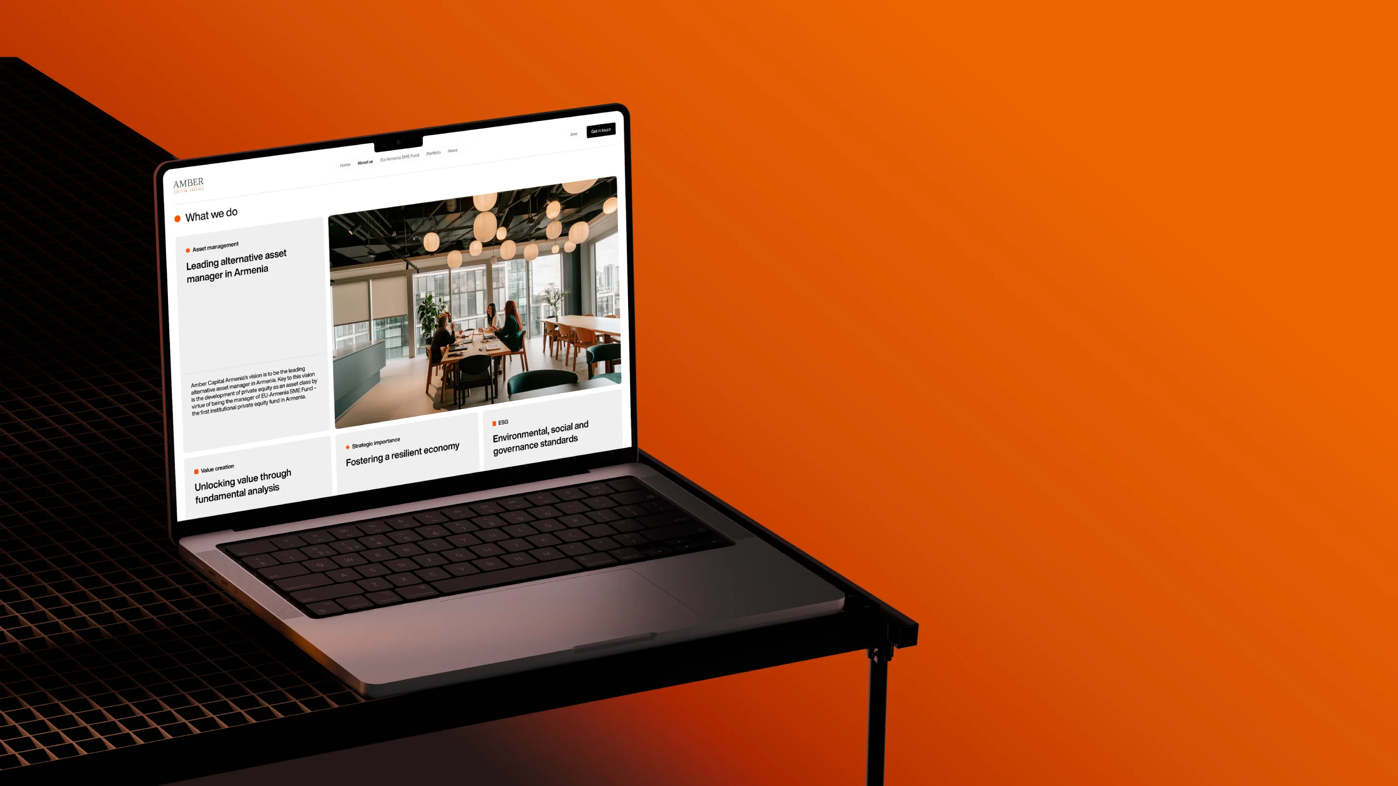 Amber Capital Armenia — investment fund website