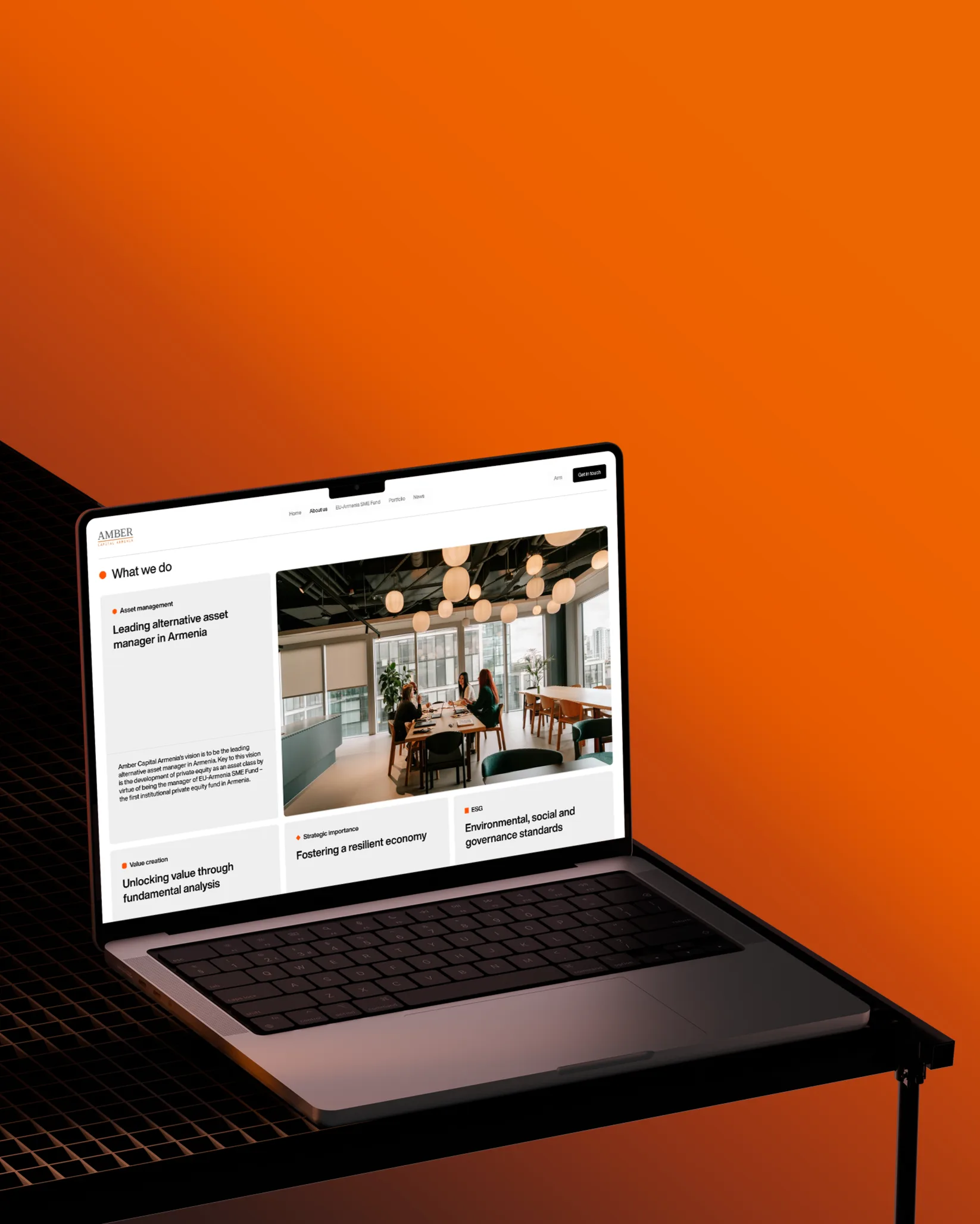Amber Capital Armenia — investment fund website