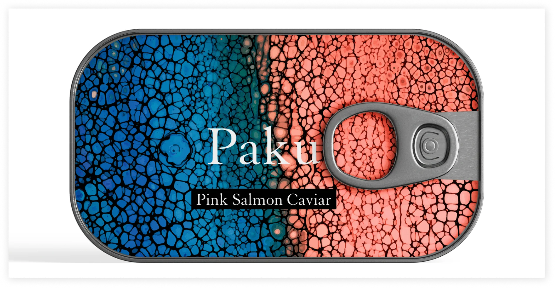 Paku — red caviar packaging design